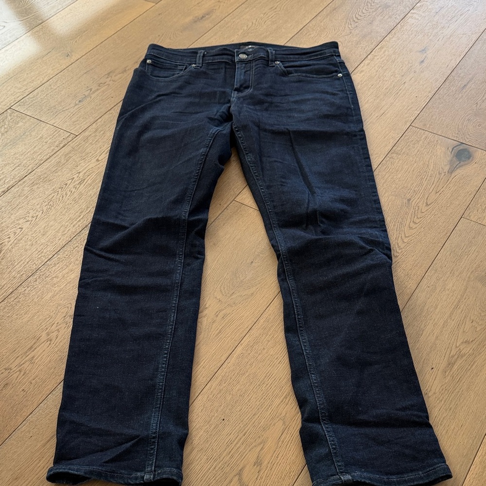 7 For All Mankind Men's Black Jeans